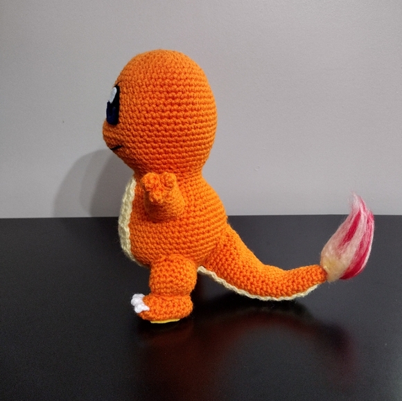 Handmade Crochet Charmander - Picture 3 of 3